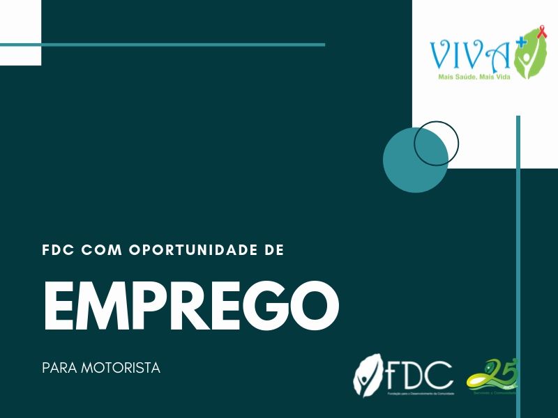 FDC abre vaga de emprego para motorista