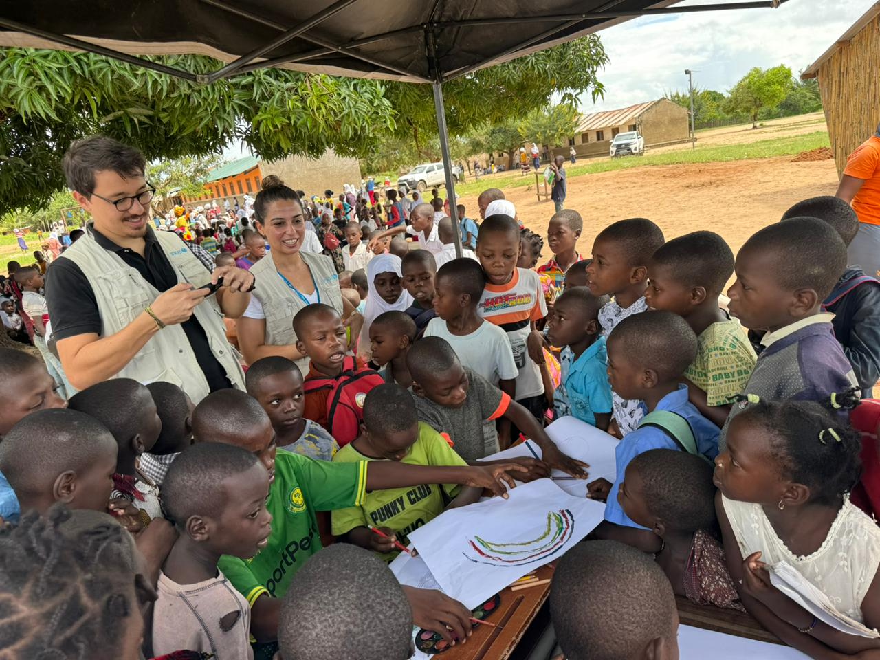 UNICEF Mozambique visita FDC no distrito de Mocímboa da Praia